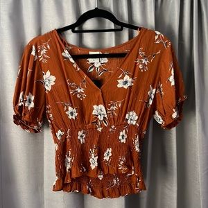 rusty flower shirt